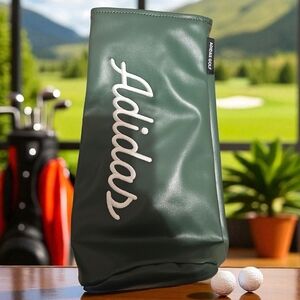 Adidas Seamus Golf Driver Head Cover Green Brand NWOT